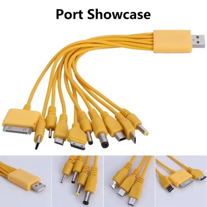 NNBILI 10 en 1 câble multi chargeur Micro USB