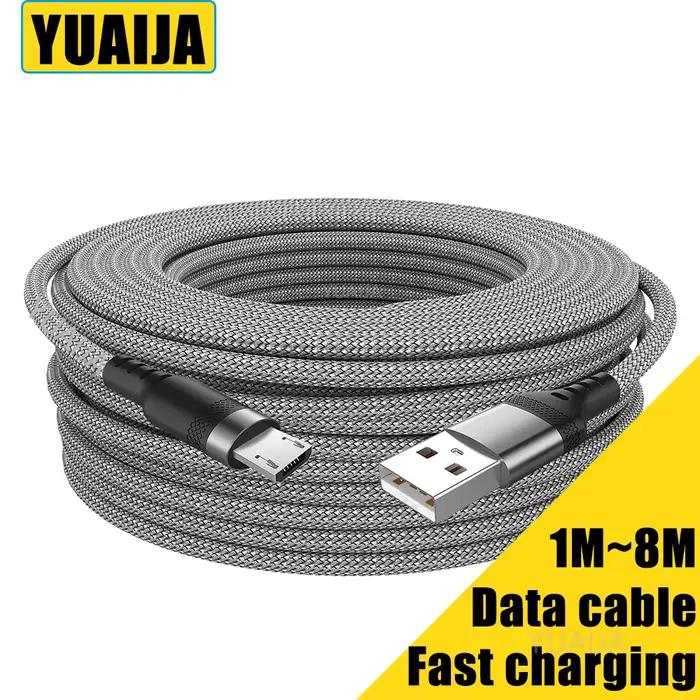 Câble d'extension de Charge rapide Micro USB 3m 5 mètres