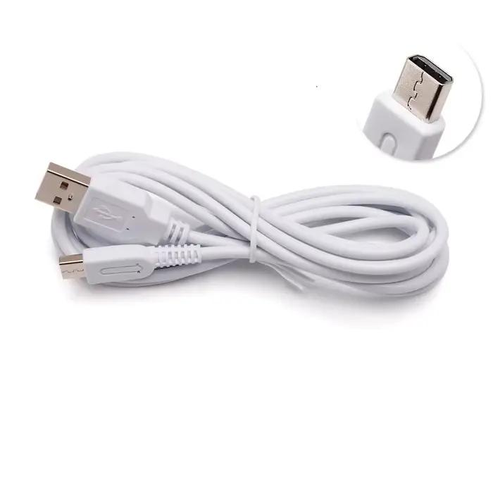 Câble d'alimentation USB pour Nintendo Wii U cordon de données pour manette de jeu et Joypad Blanc Haute Qualité Certification CE