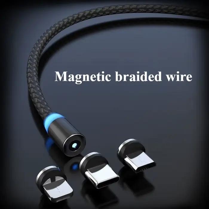 Nouveau câble de données magnétique 1m lampe respiratoire
