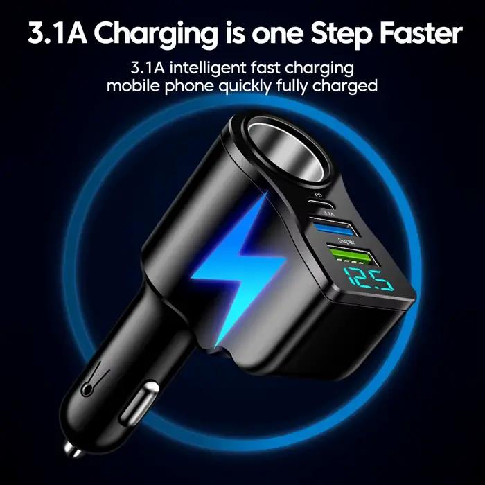 Chargeur de voiture 4 en 1 66W