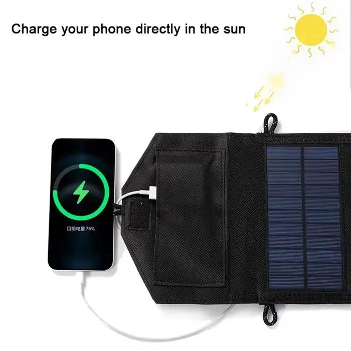Chargeur solaire robuste 500W à 4 sections