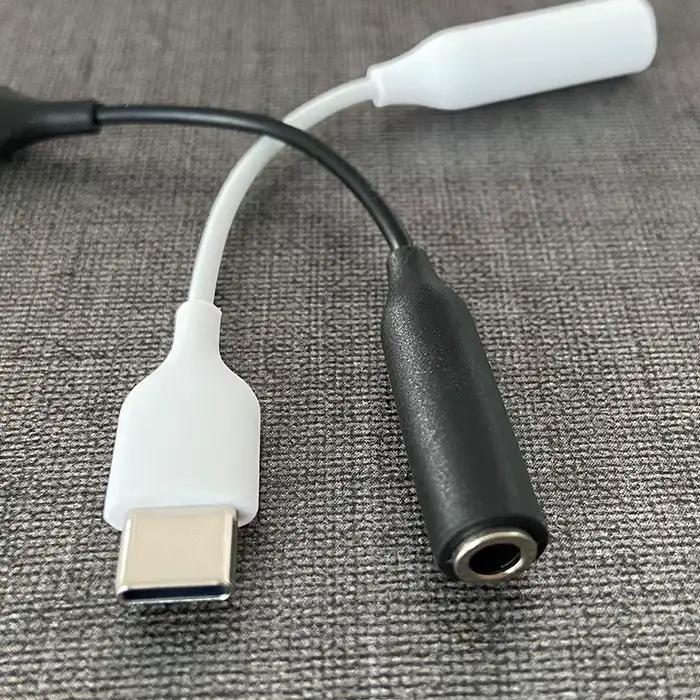 Samsung USB Type C à 3.5mm Aux adaptateur type-c Jack Audio écouteur câble convertisseur pour Galaxy S25 S24 S23 S22 Ultra S20 S21 Plus