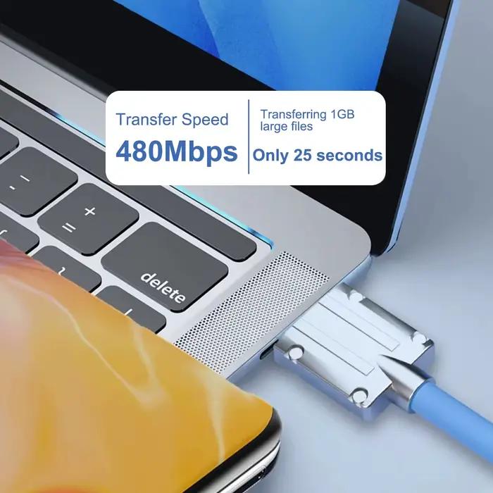 Câble USB Type-C en Silicone Liquide