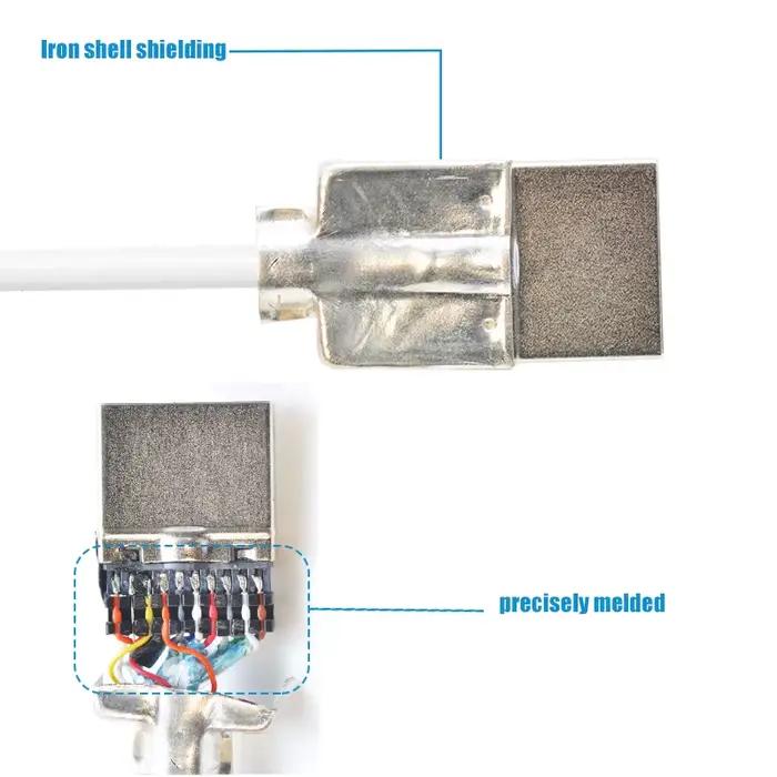 Câble HDMI court 4K blanc