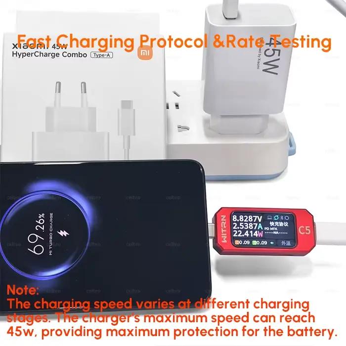 Chargeur rapide original Xiaomi Redmi Note 14 Pro 45W Turbo