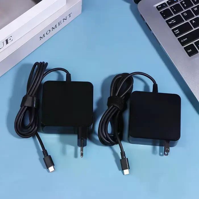 Adaptateur secteur USB-C PD 65W 20V 3.25A pour téléphones et ordinateurs portables