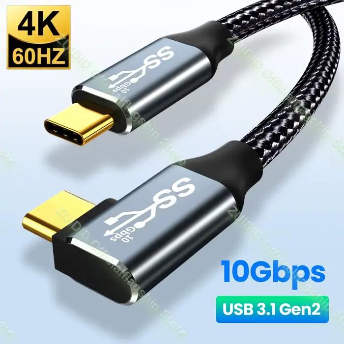 Câble USB Type C vers USB C 3.1 Gen2 10Gbps PD 100W 5A QC4.0 3.0