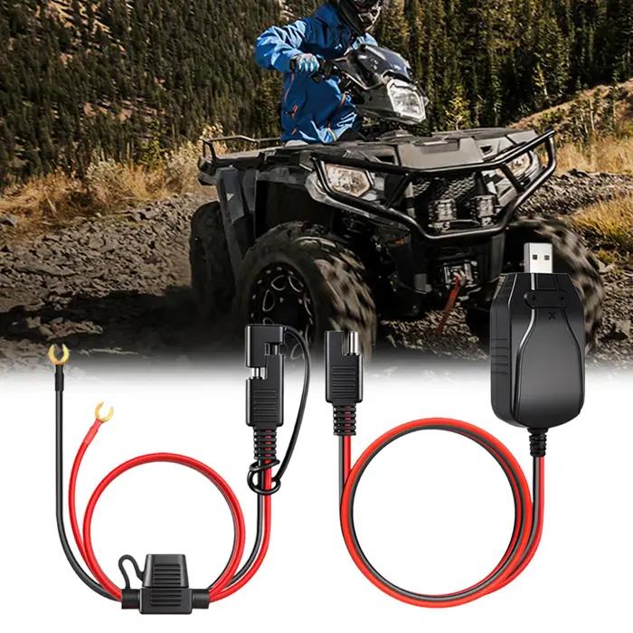 Chargeur de batterie moto 12V USB