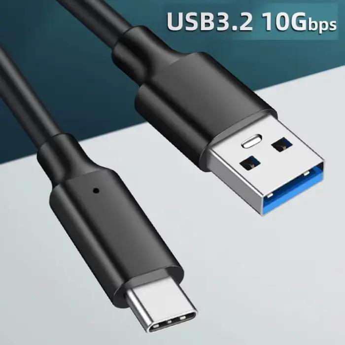 Câble USB3.2 10Gbps USB Type A vers USB C 3.2 Gen2