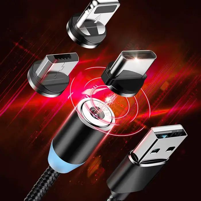 Câble Micro USB/type-c magnétique de 1M
