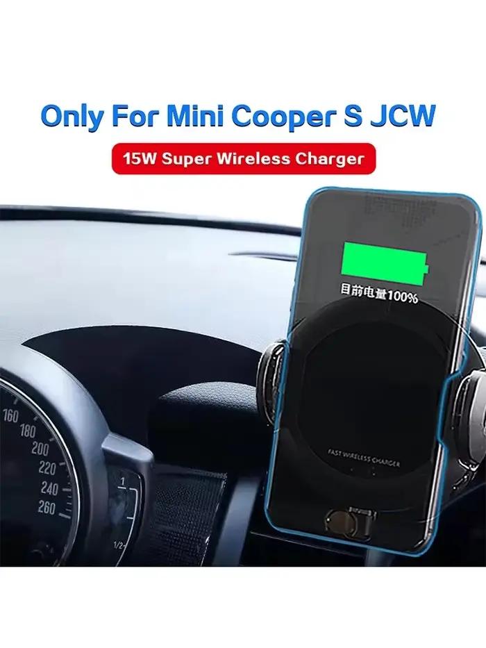 Support de téléphone de charge sans fil pour BMW MINI Cooper R55 R56 R58 R59 R60 R61