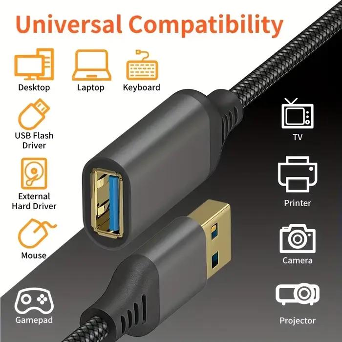 Câble d'extension USB 3.0 mâle vers femelle