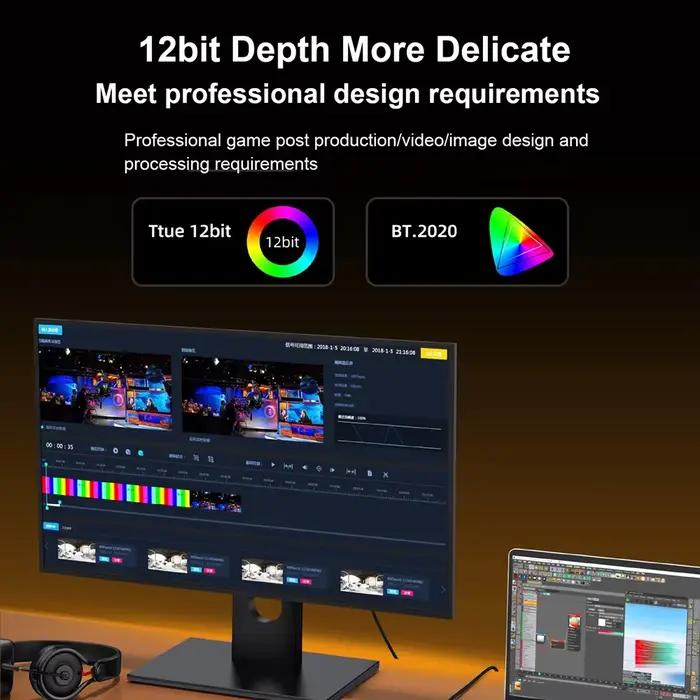 Câble DisplayPort 16K DP 2.1 80 Gbps 12 bits HDR VRR pour TV