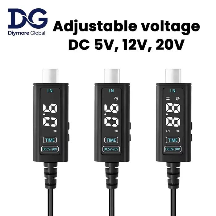 Câble convertisseur USB vers DC 12V 20V