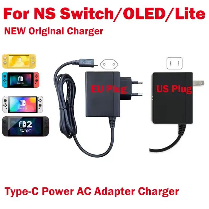 Adaptateur secteur HAC-002 d'origine NEUF pour chargeur Nintendo Switch