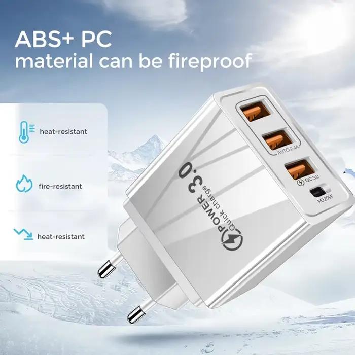 Chargeur USB 20W QC 3.0 Type C PD