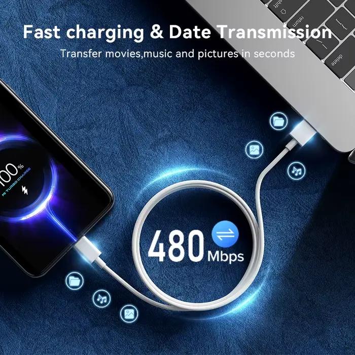 Câble de charge ultra rapide USB type C d'origine Xiaomi 6A 120W