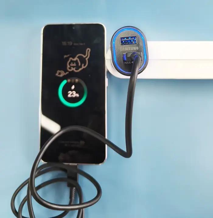 Chargeur de voiture SAMSUNG d'origine 60W 45W 15W Charge rapide USB C Auto Cargador Galaxy S25 Ultra S24 S23 S22 S21 A56 A17 Z Flip 7 6 5