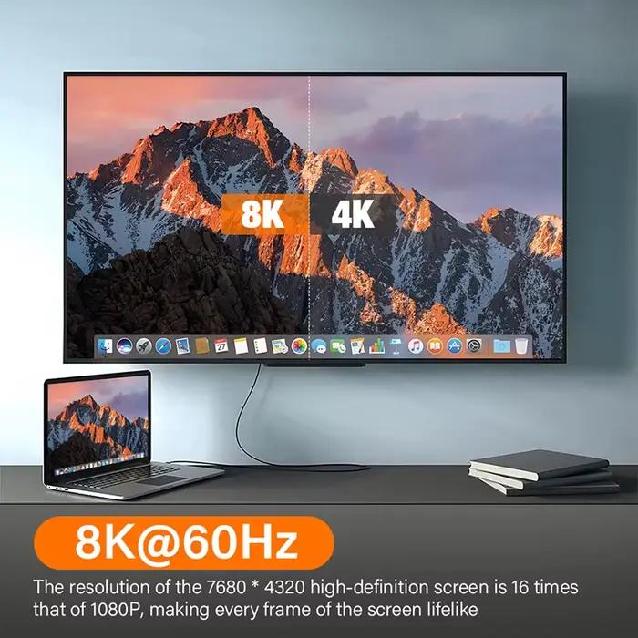 Câble HDMI 2.1 pour TV ordinateur portable PS4 PS5 commutateur Ultra haute vitesse 8K 60HZ 4K 120HZ HD HDR HDCP 1M 2M 3M 5M 1 2 3 5 mètres de Long cordon