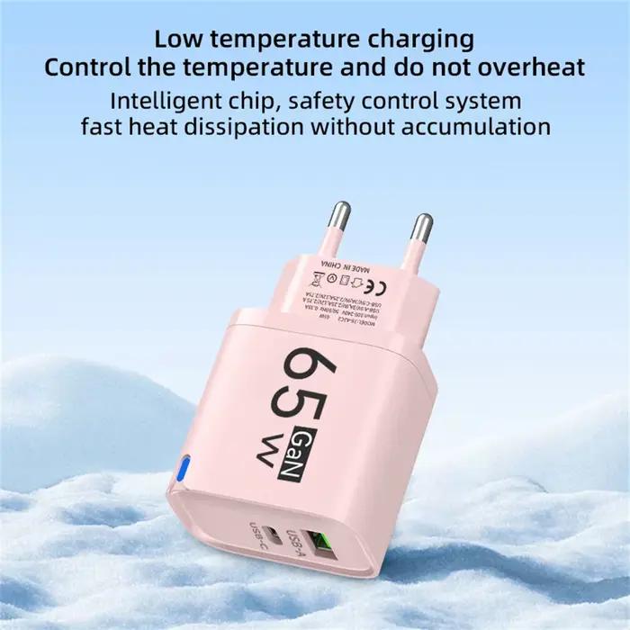 Chargeur USB 65W à charge rapide