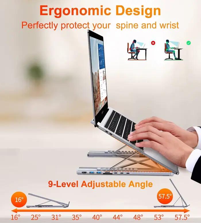 Support de Station d'accueil USB C pour ordinateur portable