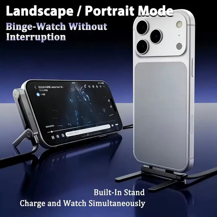 Câble de charge pliable avec support intégré