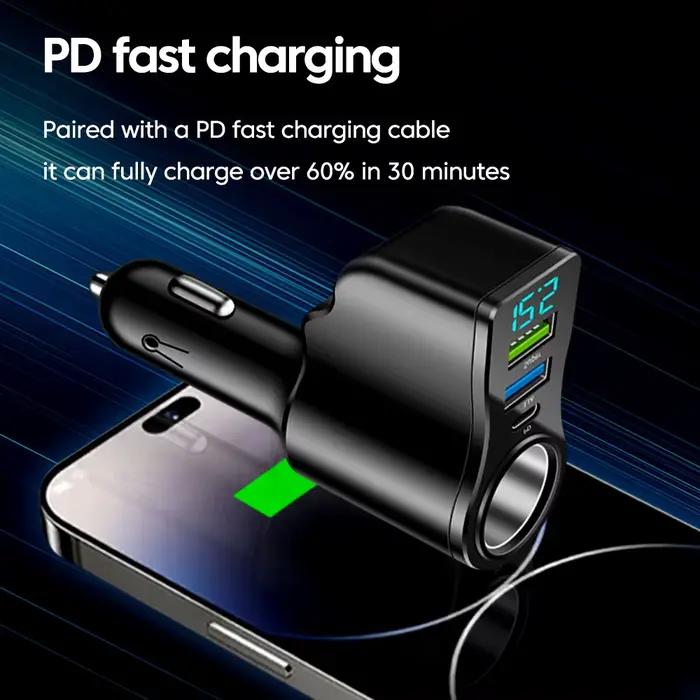 Chargeur de voiture 4 en 1 66W