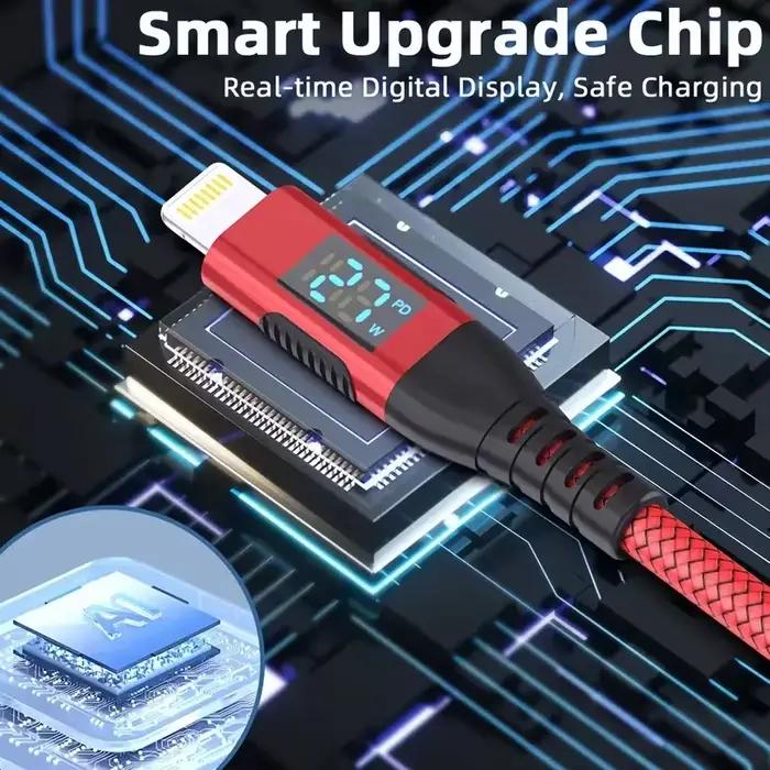 Câble de données USB C vers Lightning certifié MFi