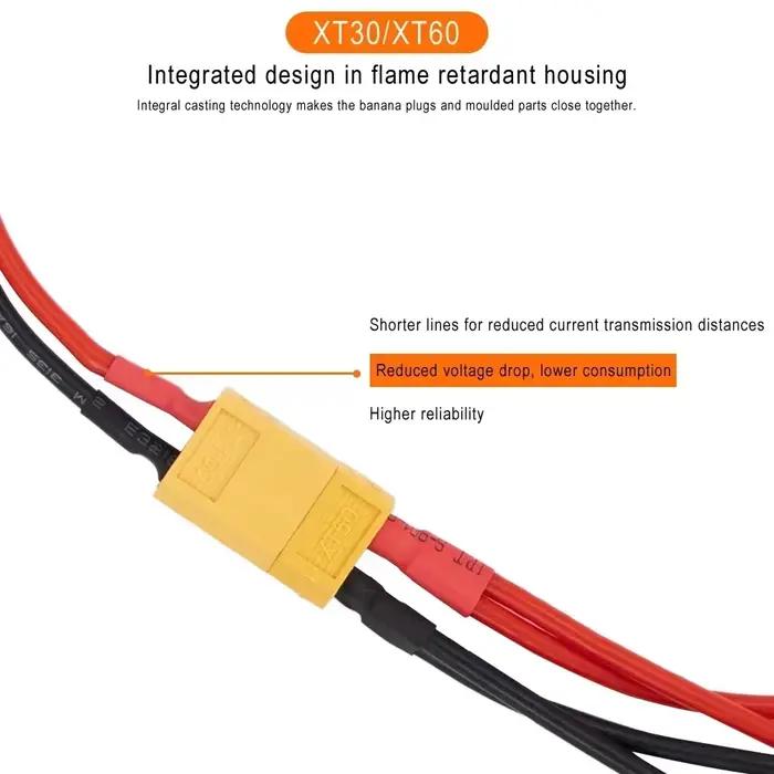 Câbles de connexion XT30 XT60 batterie externe pour scooter électrique Xiaomi M365 Pro Ninebot pour recharge rapide et connectivité sûre