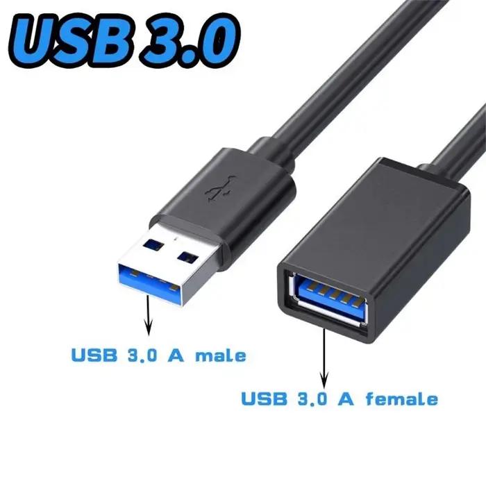 Câble d'extension USB 0.5/1/1.5/2/3/5 M