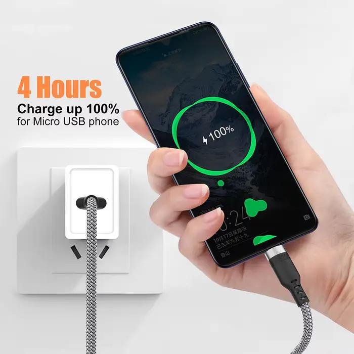 Câble d'extension de Charge rapide Micro USB 3m 5 mètres