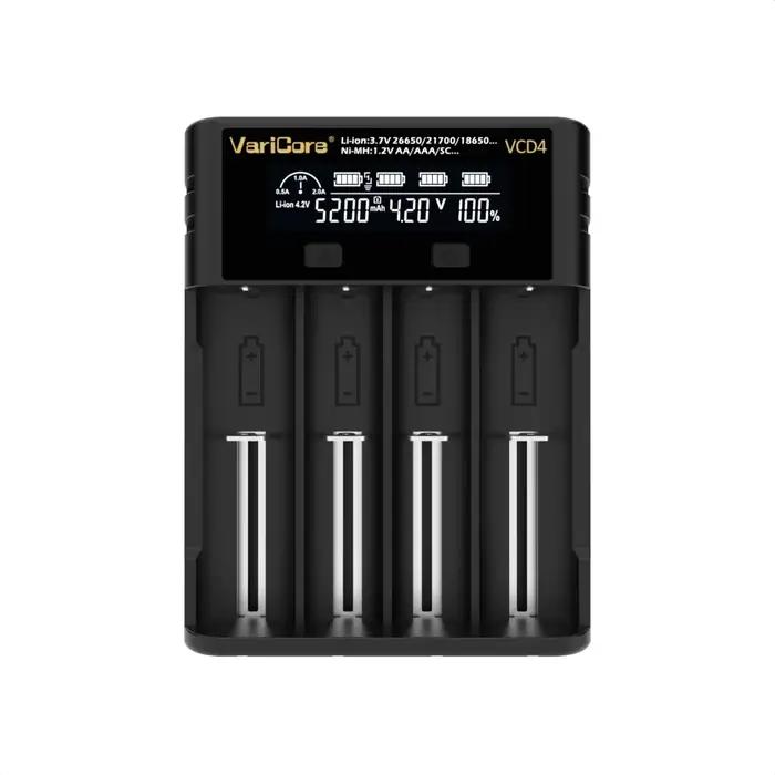 Chargeur de batterie Rechargeable intelligent USB type-c pour 3.7 V Li-ion 18650 21700 26650 3.2 V LiFePO4 32700 1.2 V