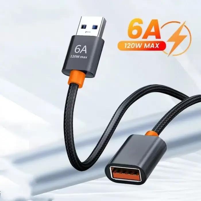 6A USB 3.0/2.0 câble d'extension USB pour ordinateur portable intelligent TV Xbox One SSD