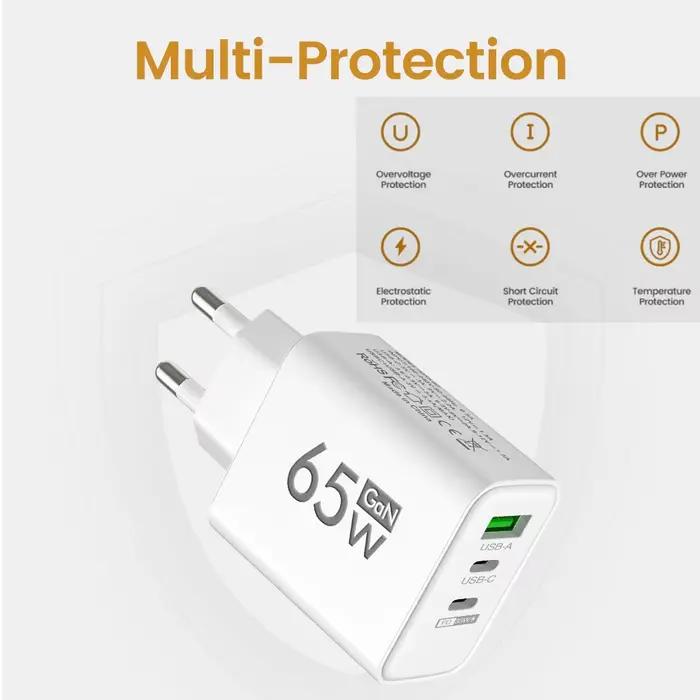 Chargeur rapide PD 65W