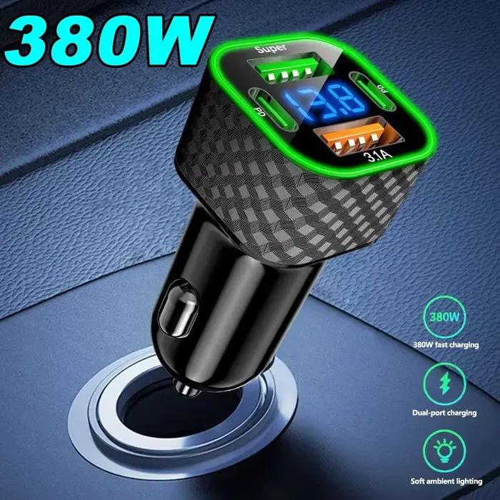 Chargeur de téléphone de voiture 4 en 1