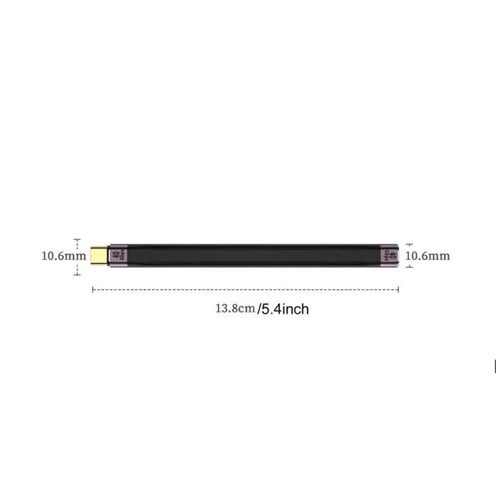 Câble d'extension USB-C 40Gbps 20V pour stockage mobile et charge rapide occasions quotidiennes professionnelles et personnelles