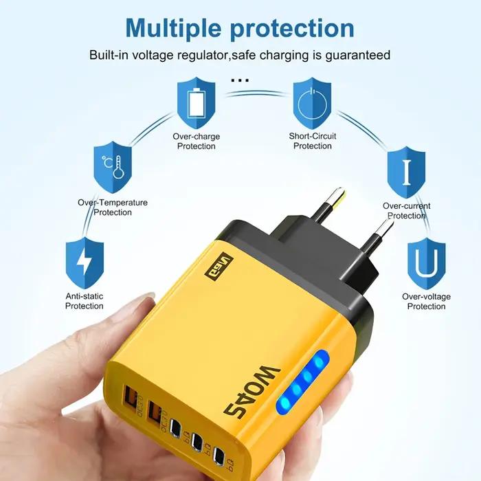 Chargeur de bureau GaN 5 en 1