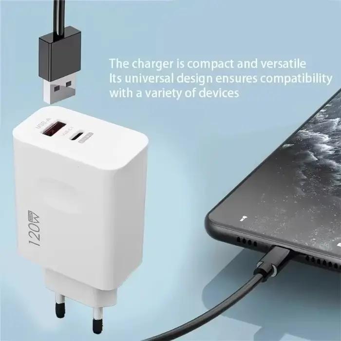 120W charge Super rapide GaN tête Flash