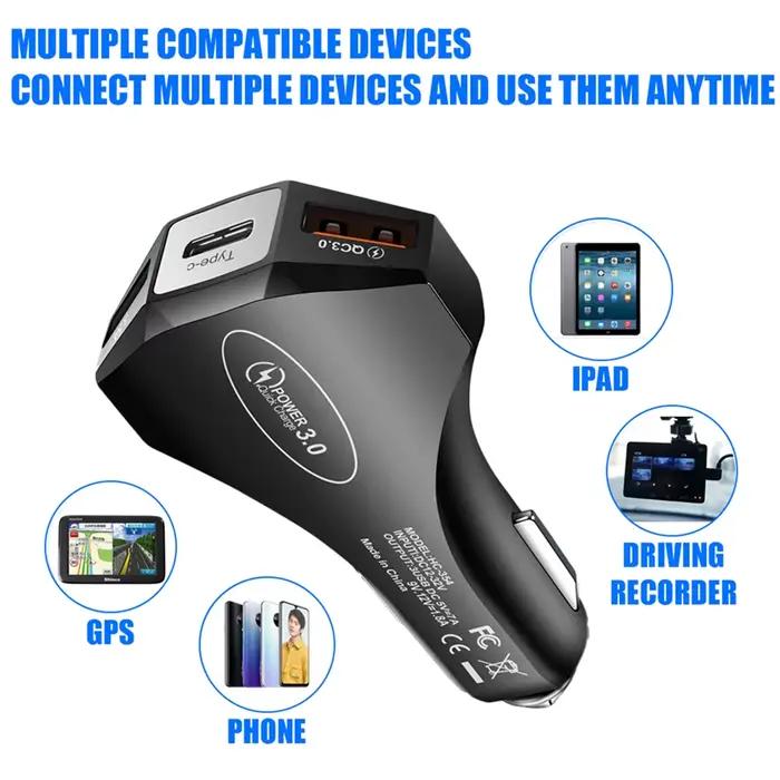 Chargeur de voiture allume-cigare PD