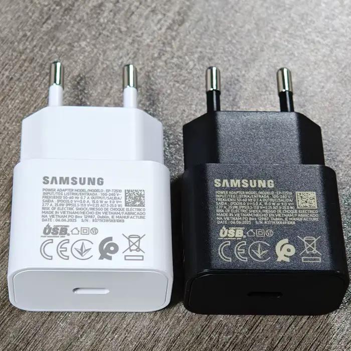 T2510 Samsung 25W chargeur Super rapide USB C PD adaptateur secteur pour Galaxy S25 S24 S23 S22 S21 S20 Edge Flip Fold