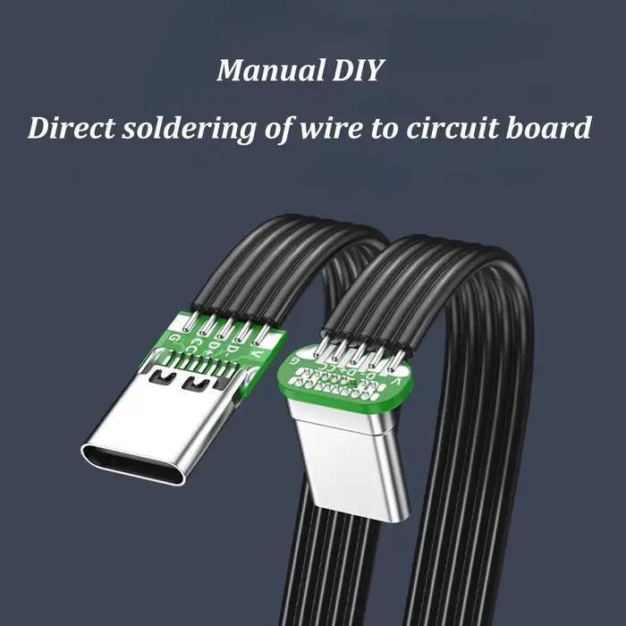 Câble plat Flexible USB 3.1 type-c 40K 60Hz