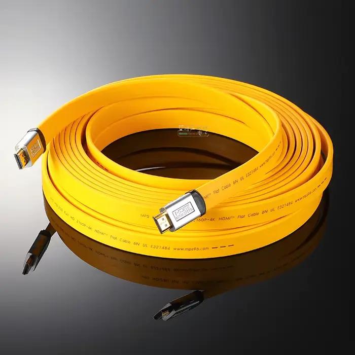 Câble HDMI 2.0 4K 60Hz HDR10 18 Gbps Connecteur plaqué or Tressé en nylon 5-10 m pour TV 8K/PS5/Cinéma maison ARC/eARC