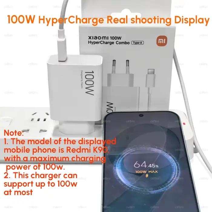 Chargeur rapide original Xiaomi 17 17T Pro 100W Type C Turbo pour Mi 15 14 Pro ultra