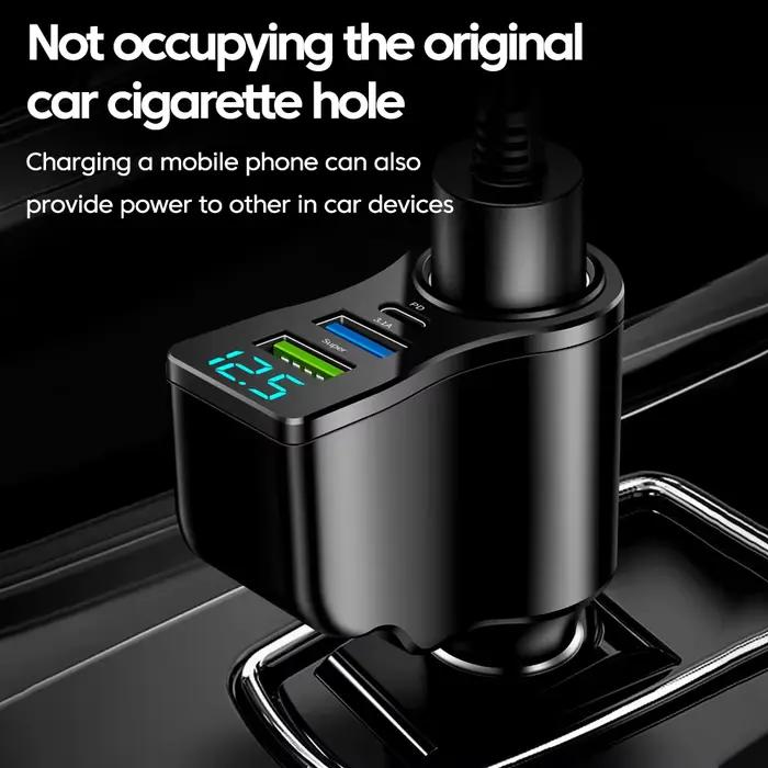 Chargeur de voiture 4 en 1 66W