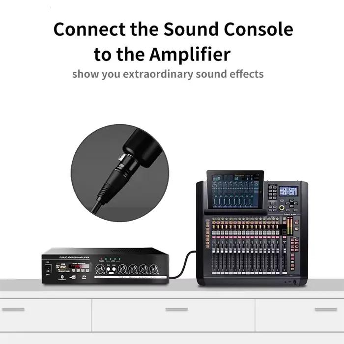 Câble XLR 3 broches, lignes Audio mâle vers XLR femelle