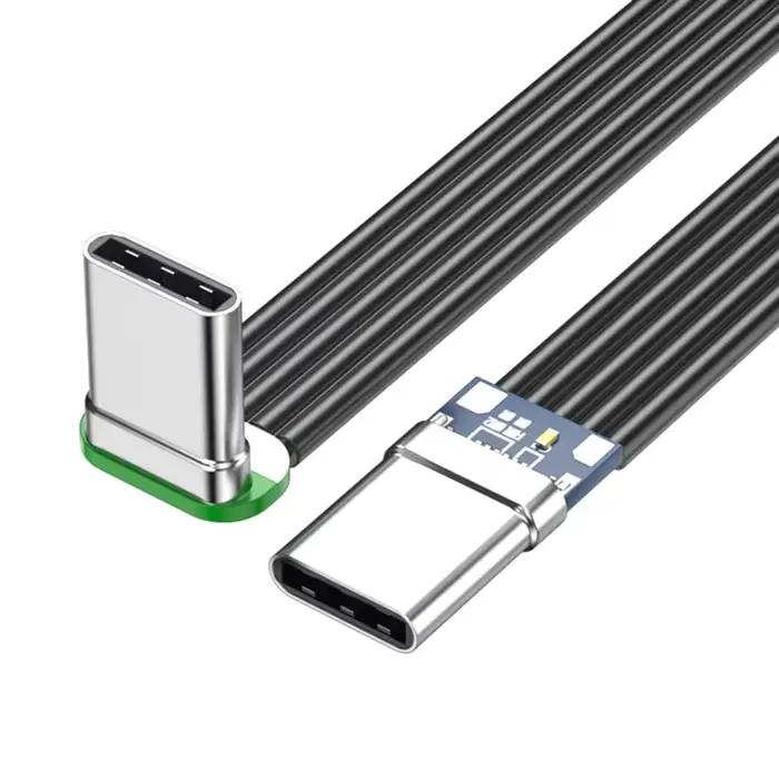 Câble USB C Type C fin et flexible 20W pour smartphones tablettes consoles données et recharge rapide occasions spéciales