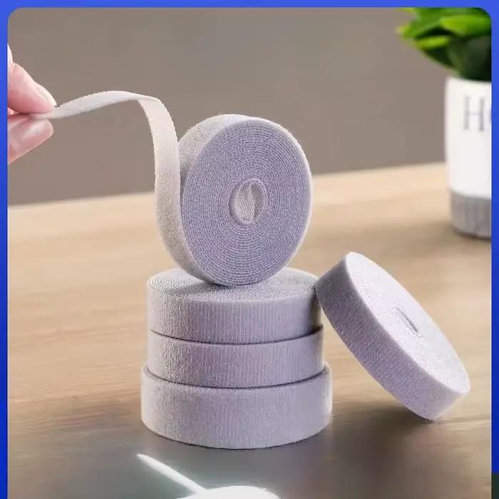 Attache-câble Velcro, organisateur de câbles de données, serre-câble auto-adhésif pour la gestion des fils