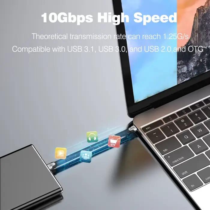 UGOURD Câble USB A vers Type C 10 Gbps