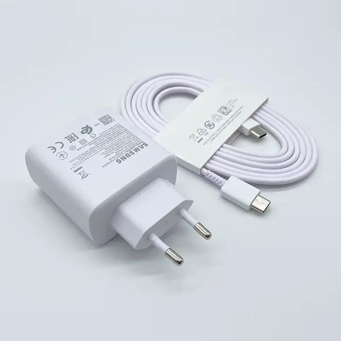 Samsung 45W PD chargeur pour Galaxy S25 S24 S22 S23 Ultra USB C téléphone portable Type C adaptateur mural de charge rapide pour M55 F55